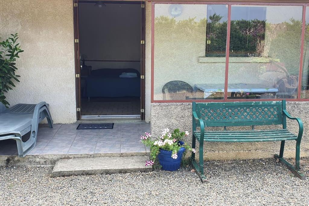 Camat T1 De Plain Pied A La Campagne Apartment Cazaubon Bagian luar foto